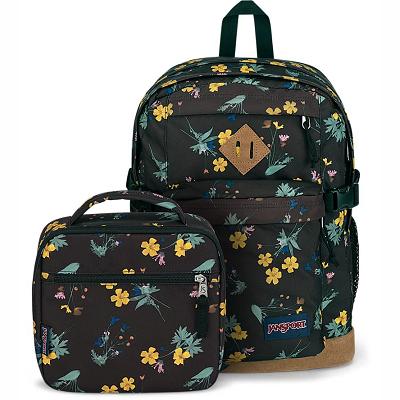 JanSport DARK FLORA BUNDLE Laptop Sırt Çantası Kahverengi | TR_JS295