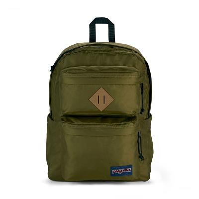 JanSport Double Break Okul Çantası Zeytin Yeşili | TR_JS483