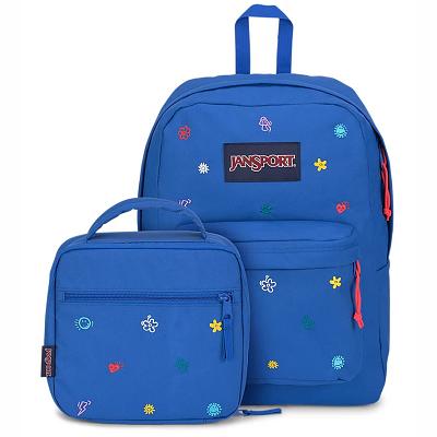 JanSport KIDCORE CHARMS BUNDLE Okul Çantası Mavi | TR_JS571