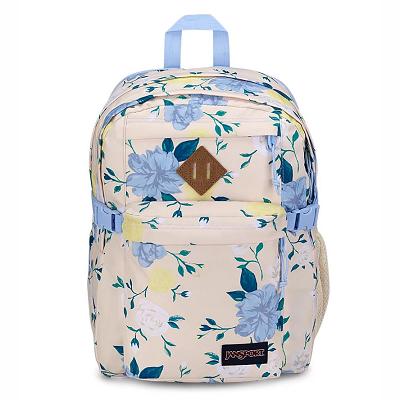 JanSport Main Campus Laptop Sırt Çantası Mavi Sarı | TR_JS499