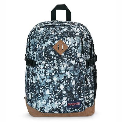 JanSport SUEDE CAMPUS Laptop Sırt Çantası Mavi Siyah | TR_JS291