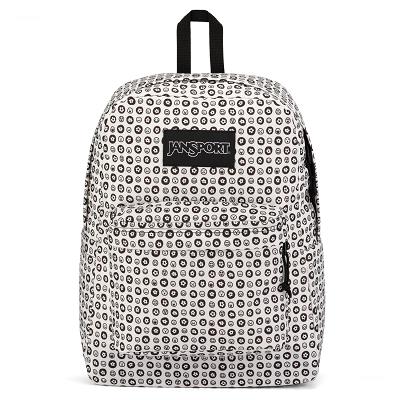 JanSport SuperBreak® Plus Laptop Sırt Çantası Beyaz Siyah | TR_JS038