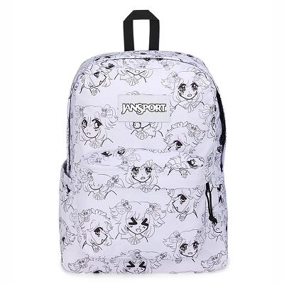 JanSport SuperBreak® Plus Okul Çantası Beyaz | TR_JS154