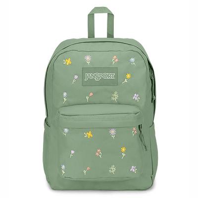JanSport SuperBreak® Plus Okul Çantası Yeşil | TR_JS427