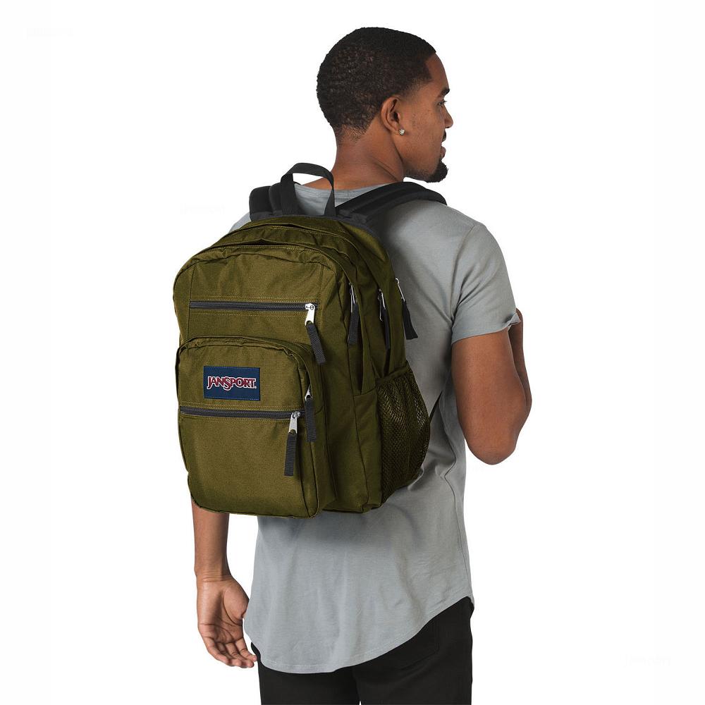 JanSport BIG STUDENT Laptop Sırt Çantası Zeytin Yeşili | TR_JS294