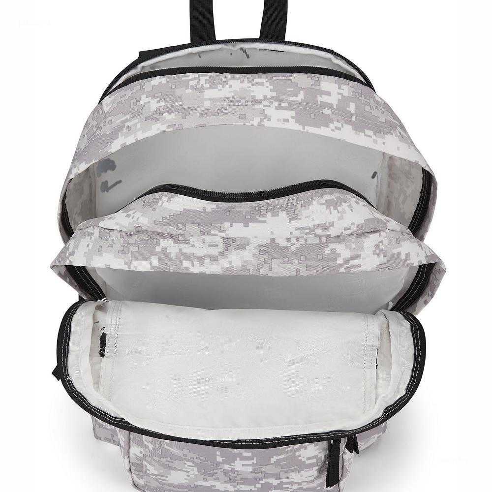JanSport BIG STUDENT Laptop Sırt Çantası Gri Camo | TR_JS552