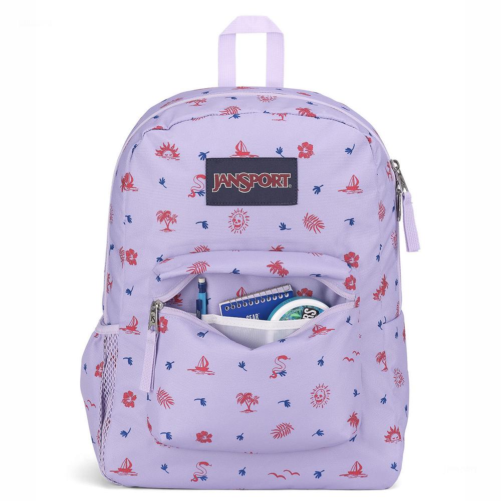 JanSport CROSS TOWN Okul Çantası Açık Mor | TR_JS145