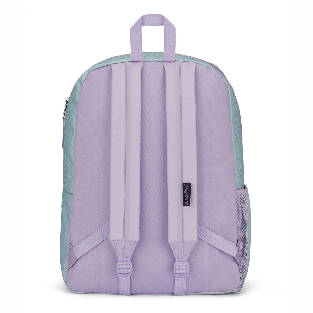 JanSport CROSS TOWN Okul Çantası Mor Yeşil | TR_JS378