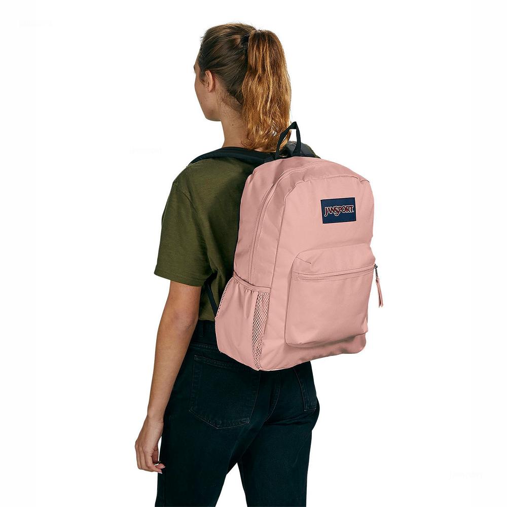 JanSport CROSS TOWN Okul Çantası Pembe | TR_JS138