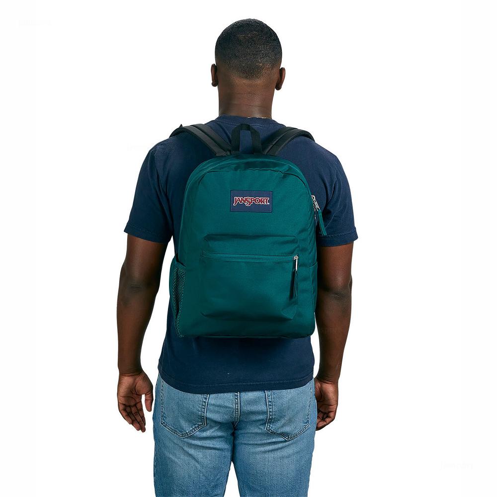 JanSport CROSS TOWN Okul Çantası Yeşil | TR_JS208