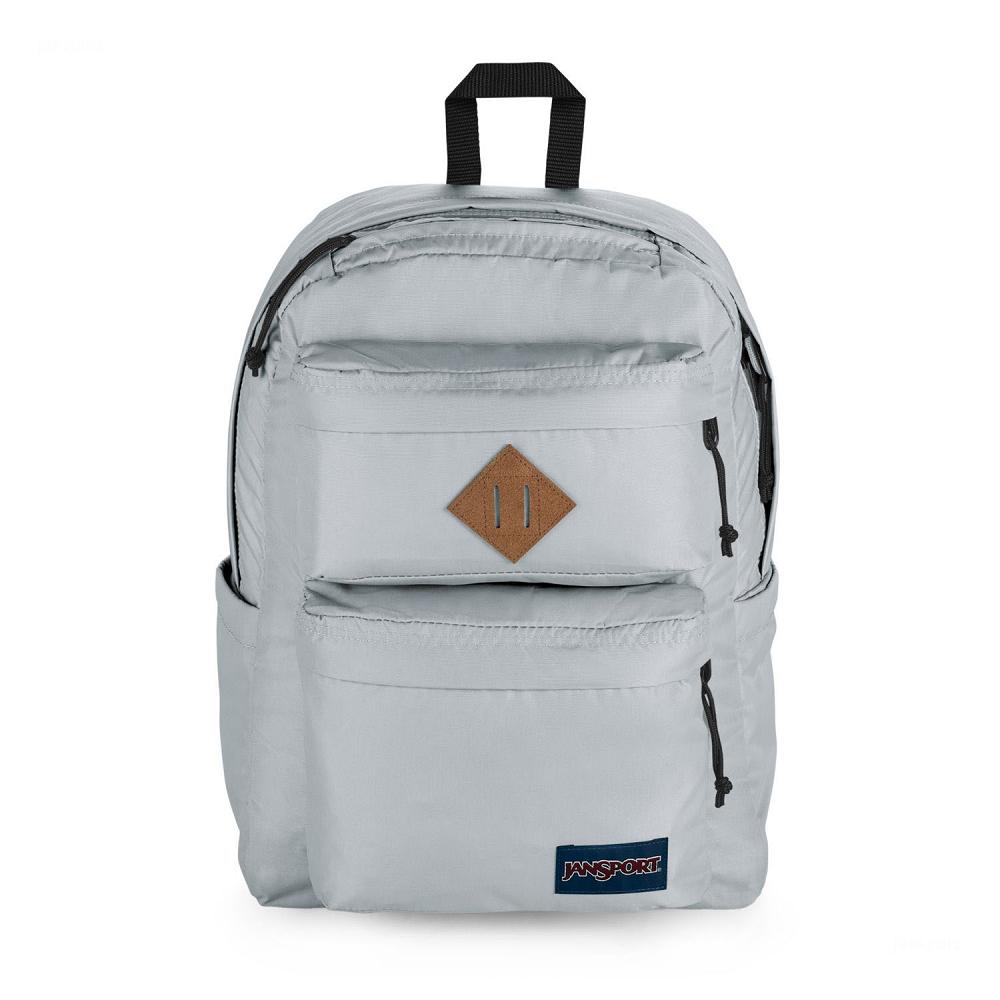 JanSport Double Break Laptop Sırt Çantası Gri | TR_JS416