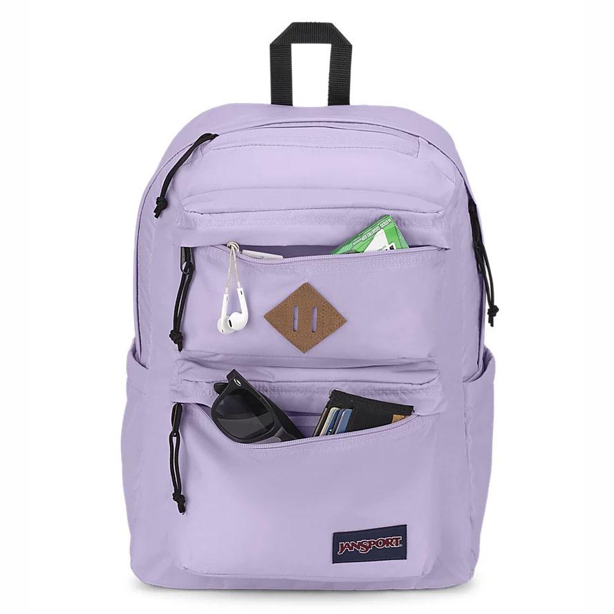 JanSport Double Break Laptop Sırt Çantası Mor | TR_JS582