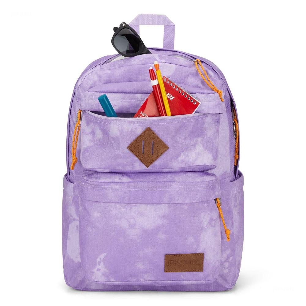 JanSport Double Break Okul Çantası Mor | TR_JS496