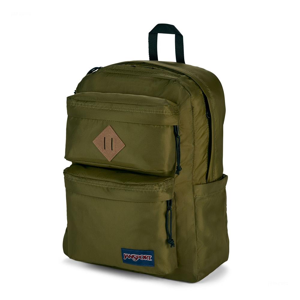 JanSport Double Break Okul Çantası Zeytin Yeşili | TR_JS483