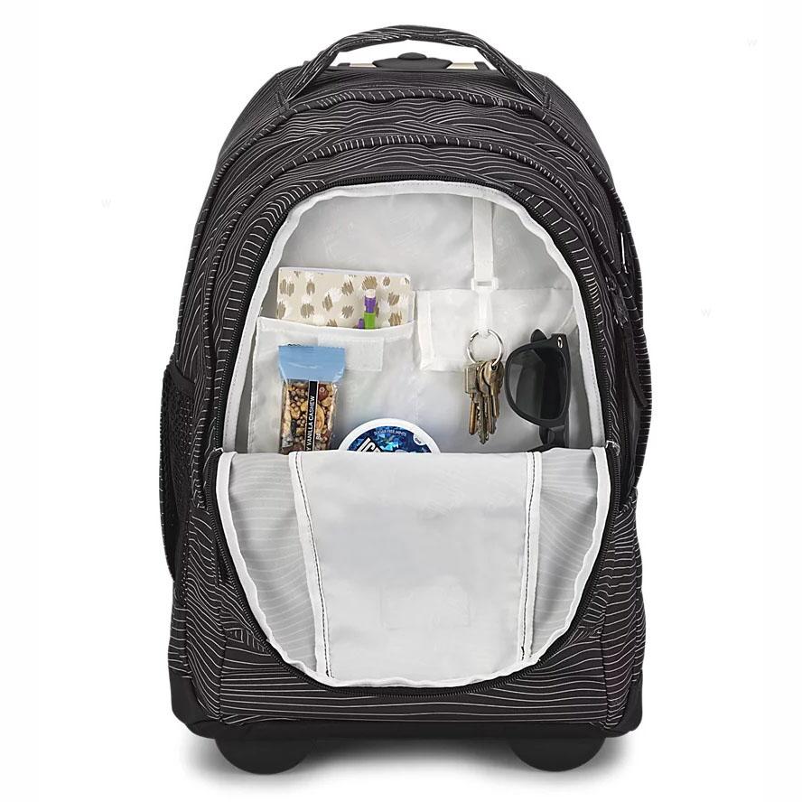 JanSport Driver 8 Rolling Laptop Sırt Çantası Siyah | TR_JS269