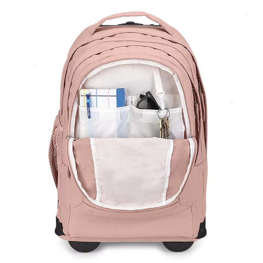 JanSport Driver 8 Tekerlekli Sırt Çantası Pembe | TR_JS396