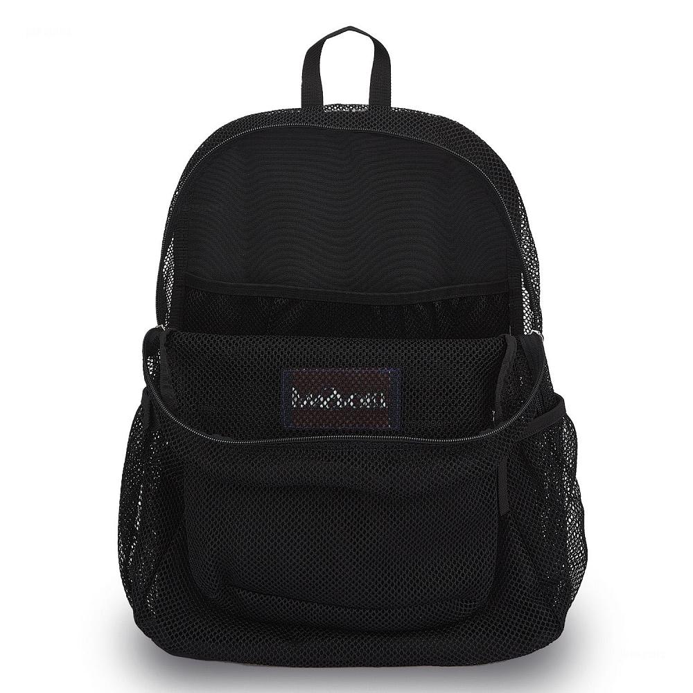 JanSport ECO MESH PACK Okul Çantası Siyah | TR_JS317