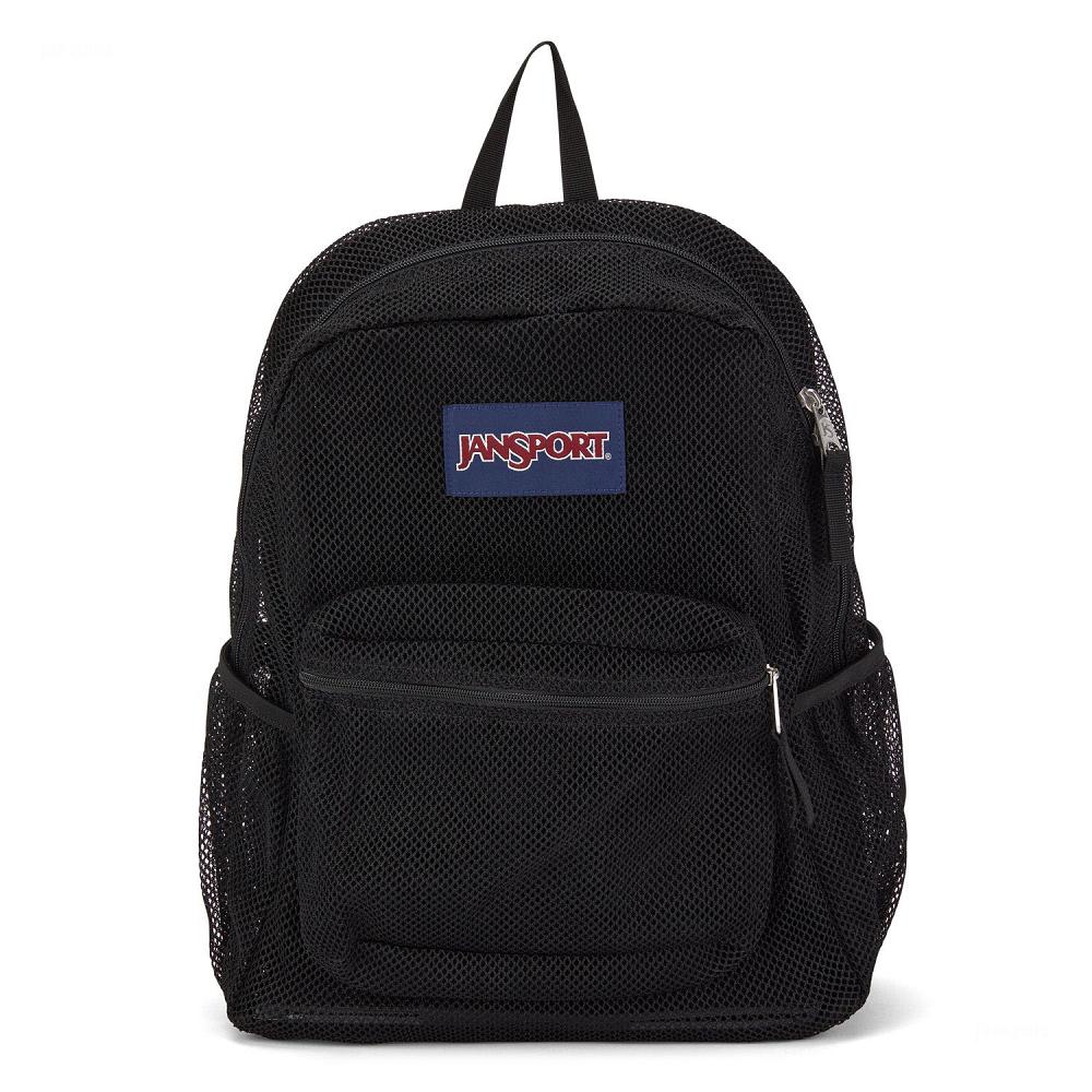 JanSport ECO MESH PACK Okul Çantası Siyah | TR_JS317