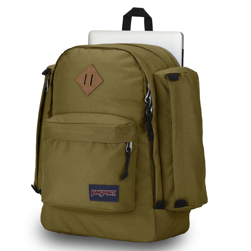 JanSport Field Pack Seyahat Sırt Çantası Zeytin Yeşili | TR_JS367