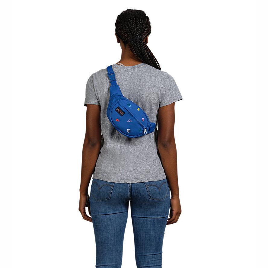 JanSport Fifth Avenue Bel Çantası Mavi | TR_JS399