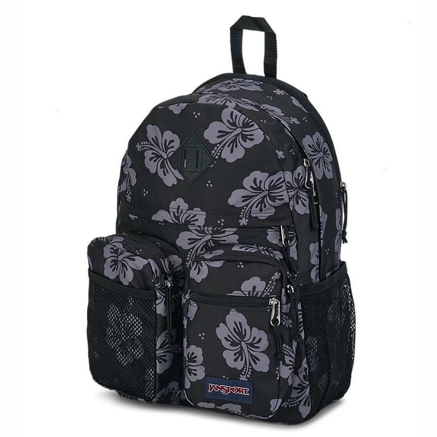 JanSport GRANBY Okul Çantası Siyah Gri | TR_JS095