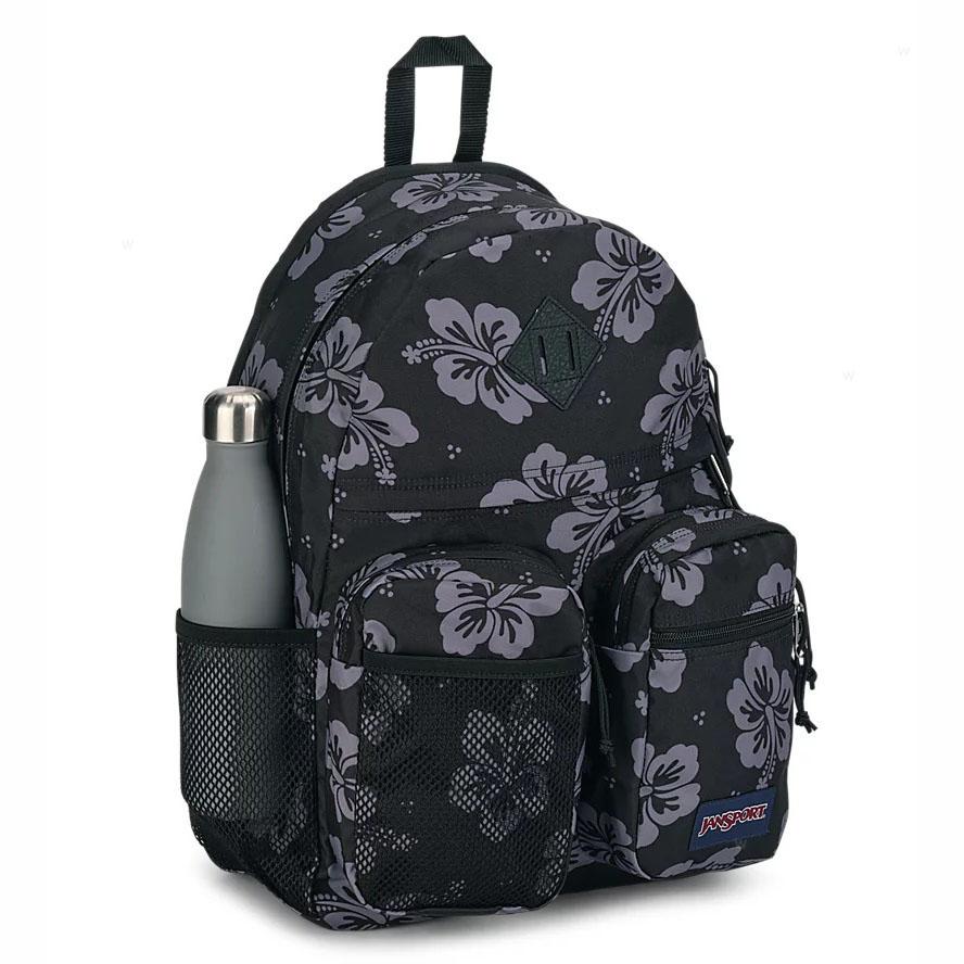 JanSport GRANBY Okul Çantası Siyah Gri | TR_JS095