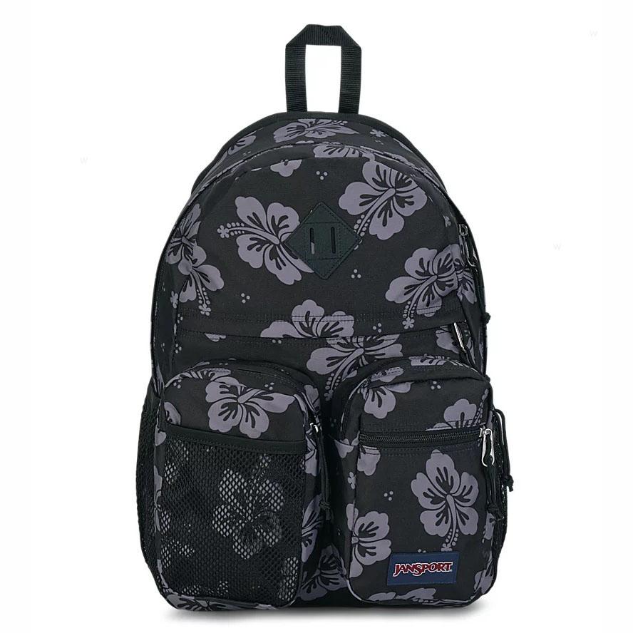 JanSport GRANBY Okul Çantası Siyah Gri | TR_JS095