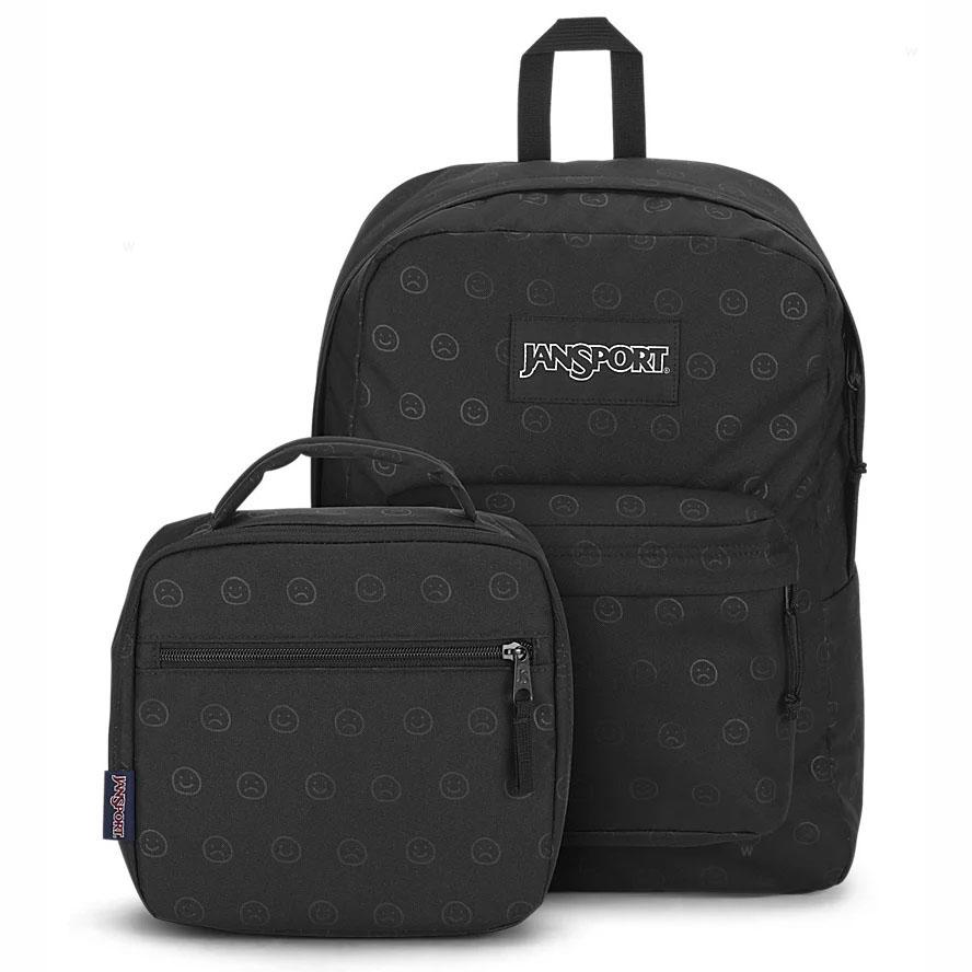 JanSport HAPPY AND SAD BUNDLE Laptop Sırt Çantası Siyah | TR_JS233