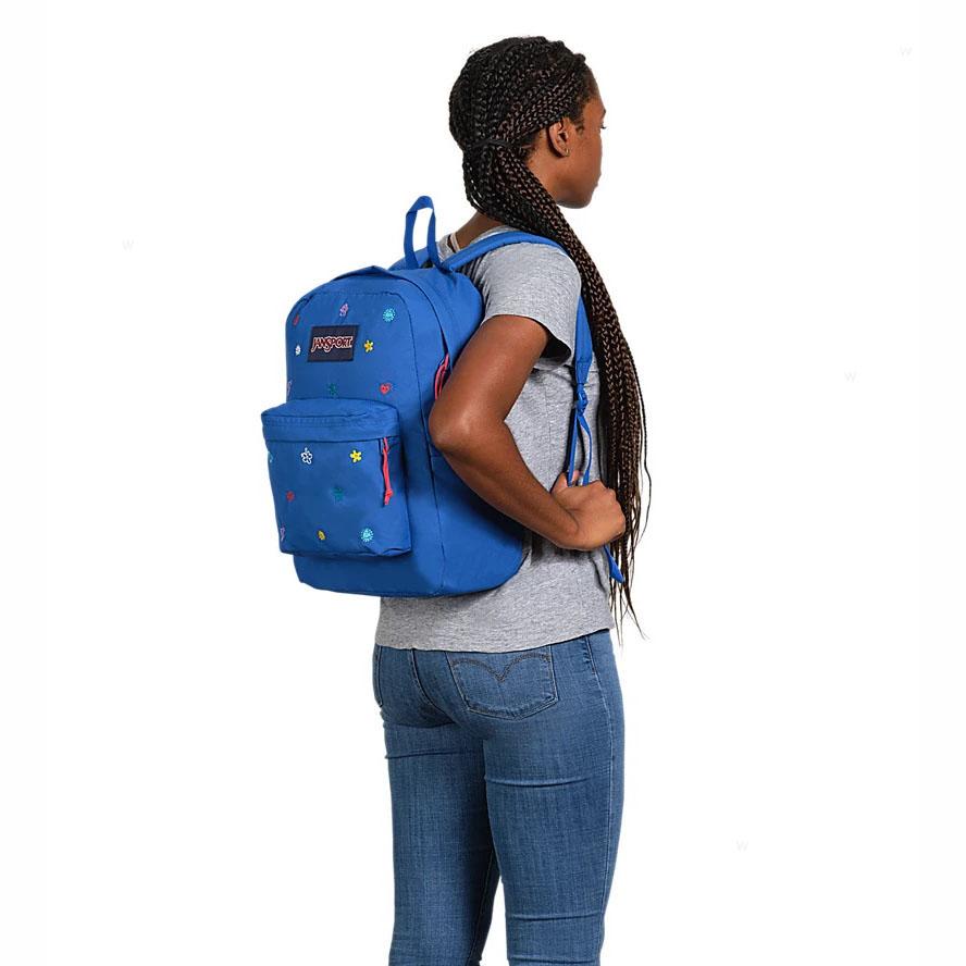JanSport KIDCORE CHARMS BUNDLE Okul Çantası Mavi | TR_JS571