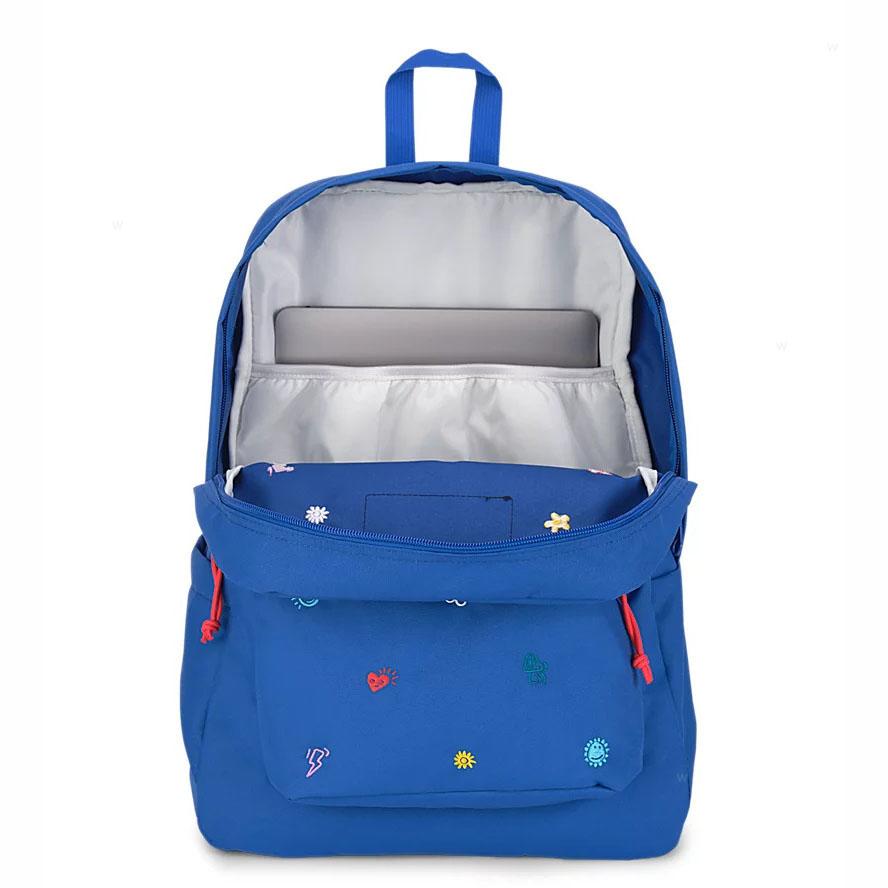 JanSport KIDCORE CHARMS BUNDLE Okul Çantası Mavi | TR_JS571