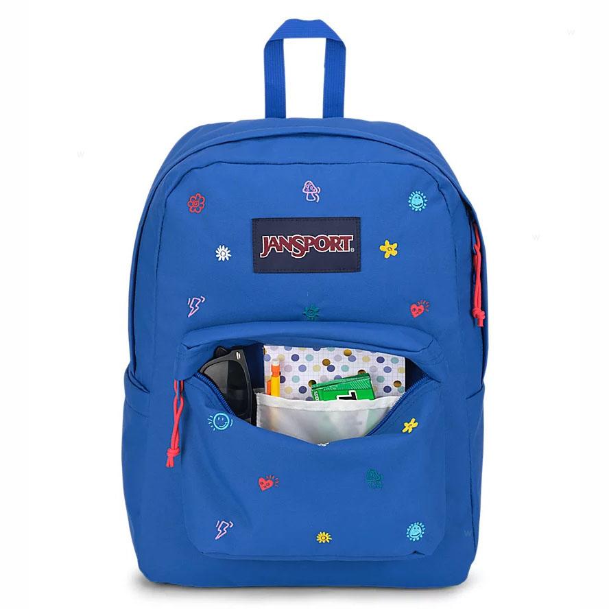 JanSport KIDCORE CHARMS BUNDLE Okul Çantası Mavi | TR_JS571