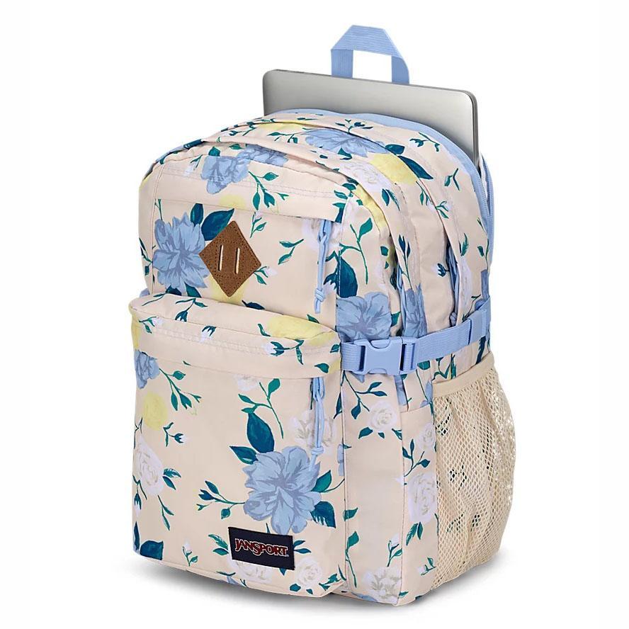 JanSport Main Campus Laptop Sırt Çantası Mavi Sarı | TR_JS499
