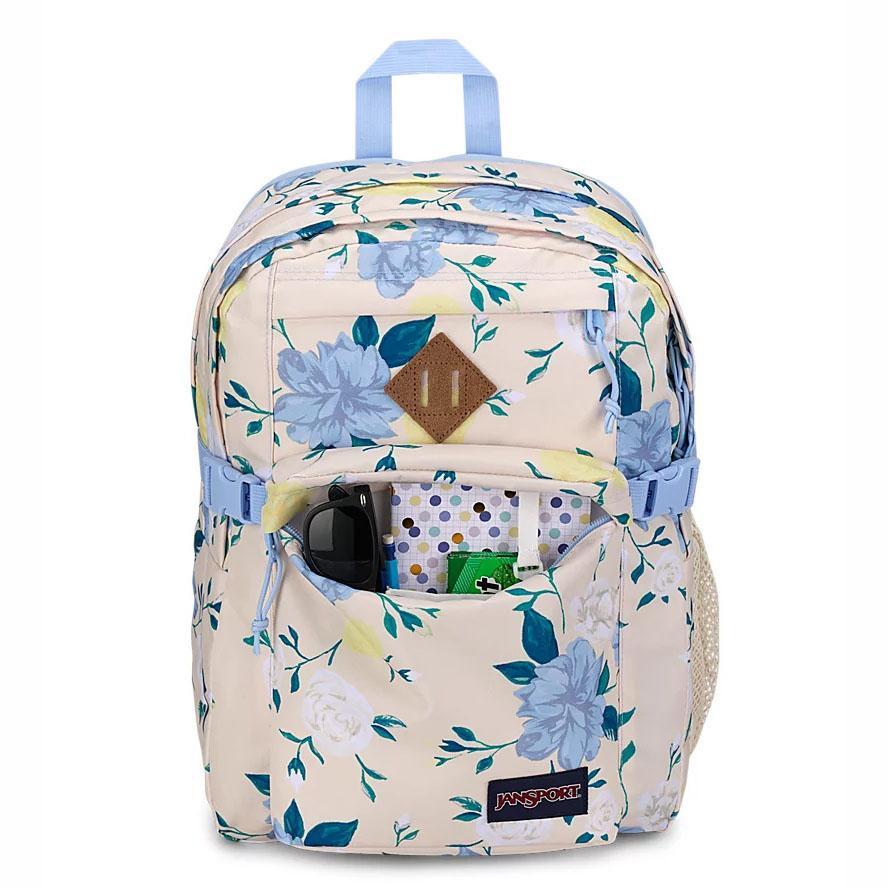 JanSport Main Campus Laptop Sırt Çantası Mavi Sarı | TR_JS499