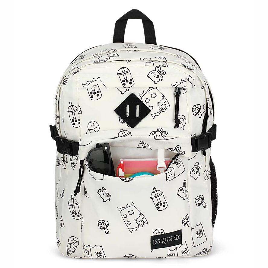 JanSport Main Campus Okul Çantası Beyaz | TR_JS538B