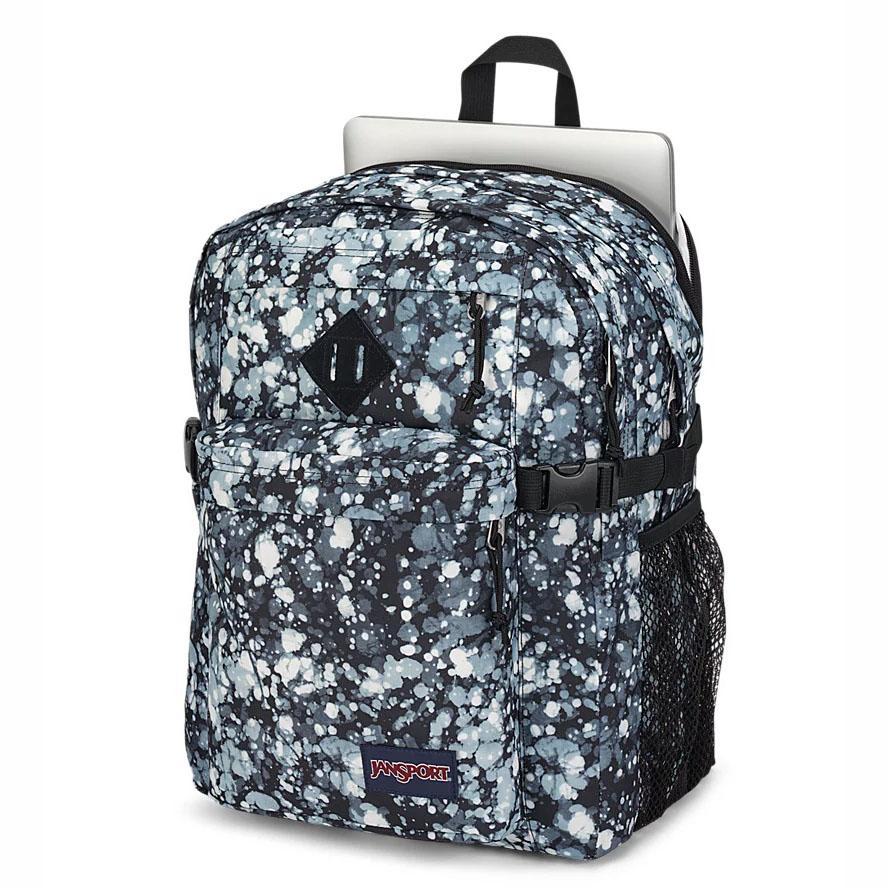 JanSport Main Campus Okul Çantası Mavi Siyah | TR_JS404