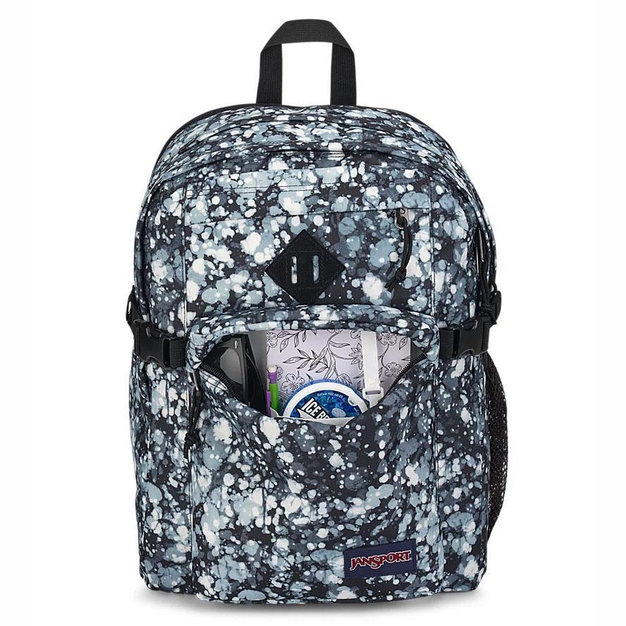 JanSport Main Campus Okul Çantası Mavi Siyah | TR_JS404