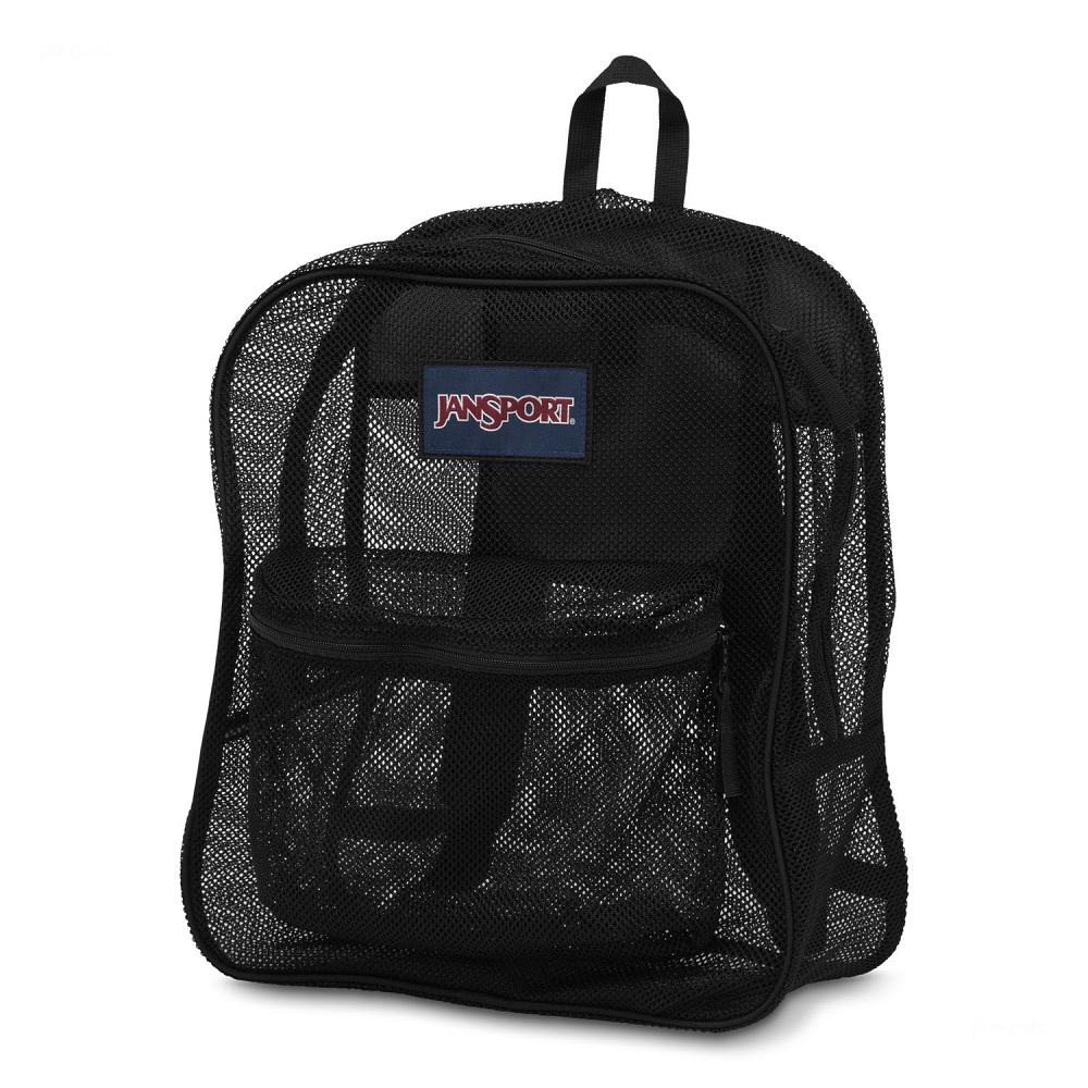 JanSport Mesh Pack Okul Çantası Siyah | TR_JS411