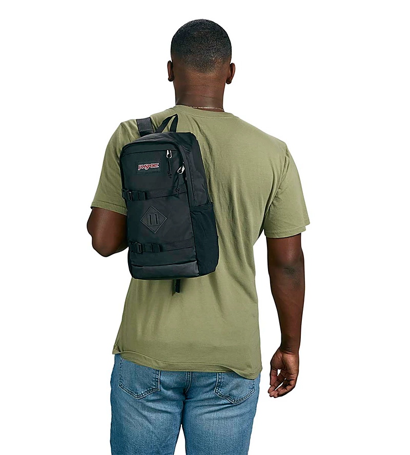 JanSport Off Campus Askılı Okul Çantası Siyah | TR_JS070