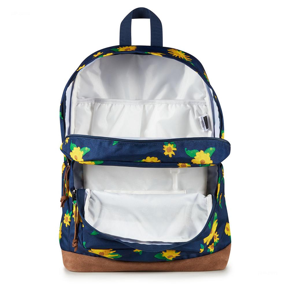 JanSport Right Pack Laptop Sırt Çantası Lacivert Sarı | TR_JS046