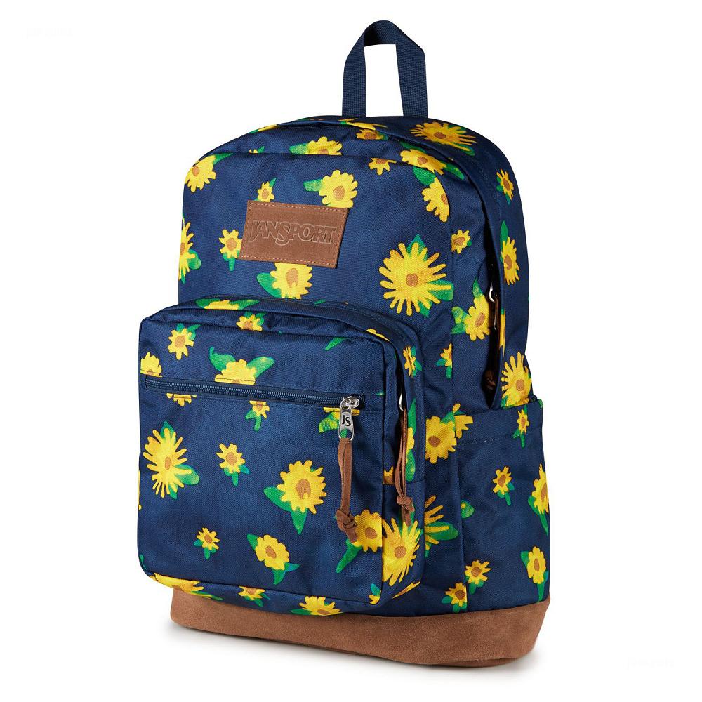 JanSport Right Pack Laptop Sırt Çantası Lacivert Sarı | TR_JS046