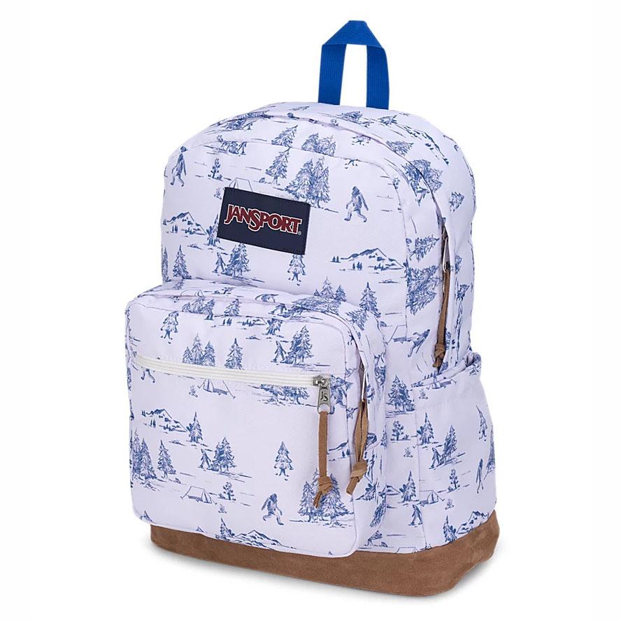 JanSport Right Pack Laptop Sırt Çantası Beyaz Mavi | TR_JS238B