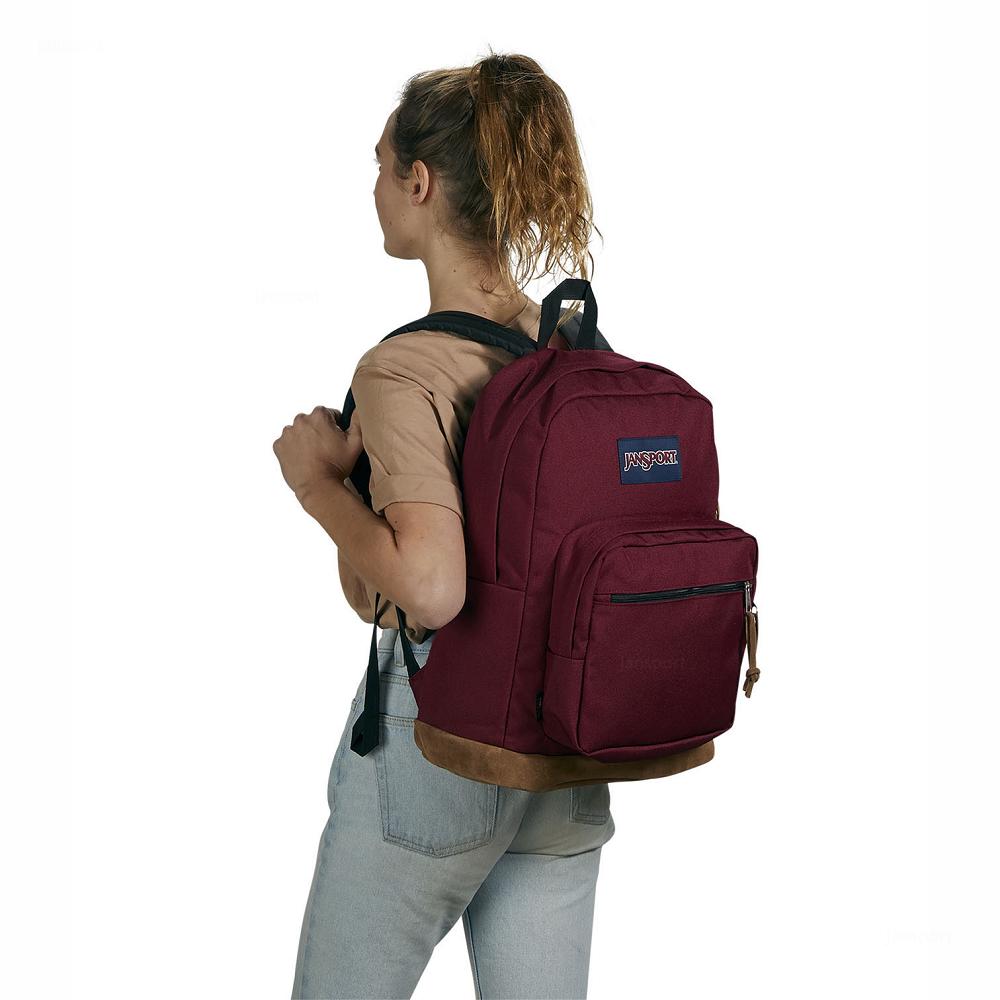 JanSport Right Pack Laptop Sırt Çantası Bordo | TR_JS535