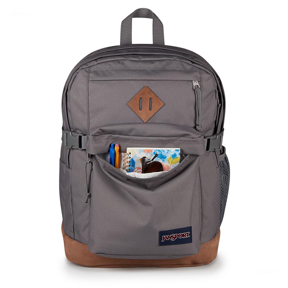 JanSport SUEDE CAMPUS Laptop Sırt Çantası Koyu Gri | TR_JS18B