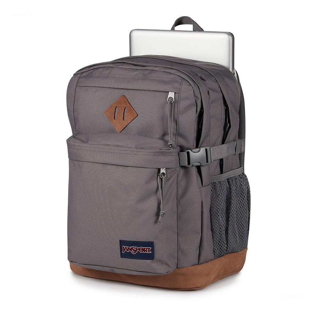 JanSport SUEDE CAMPUS Laptop Sırt Çantası Koyu Gri | TR_JS18B