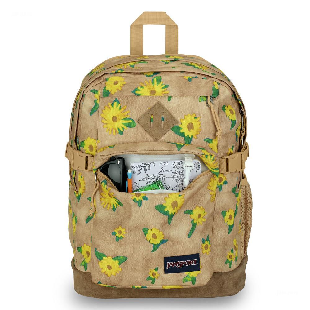 JanSport SUEDE CAMPUS Laptop Sırt Çantası Haki | TR_JS519