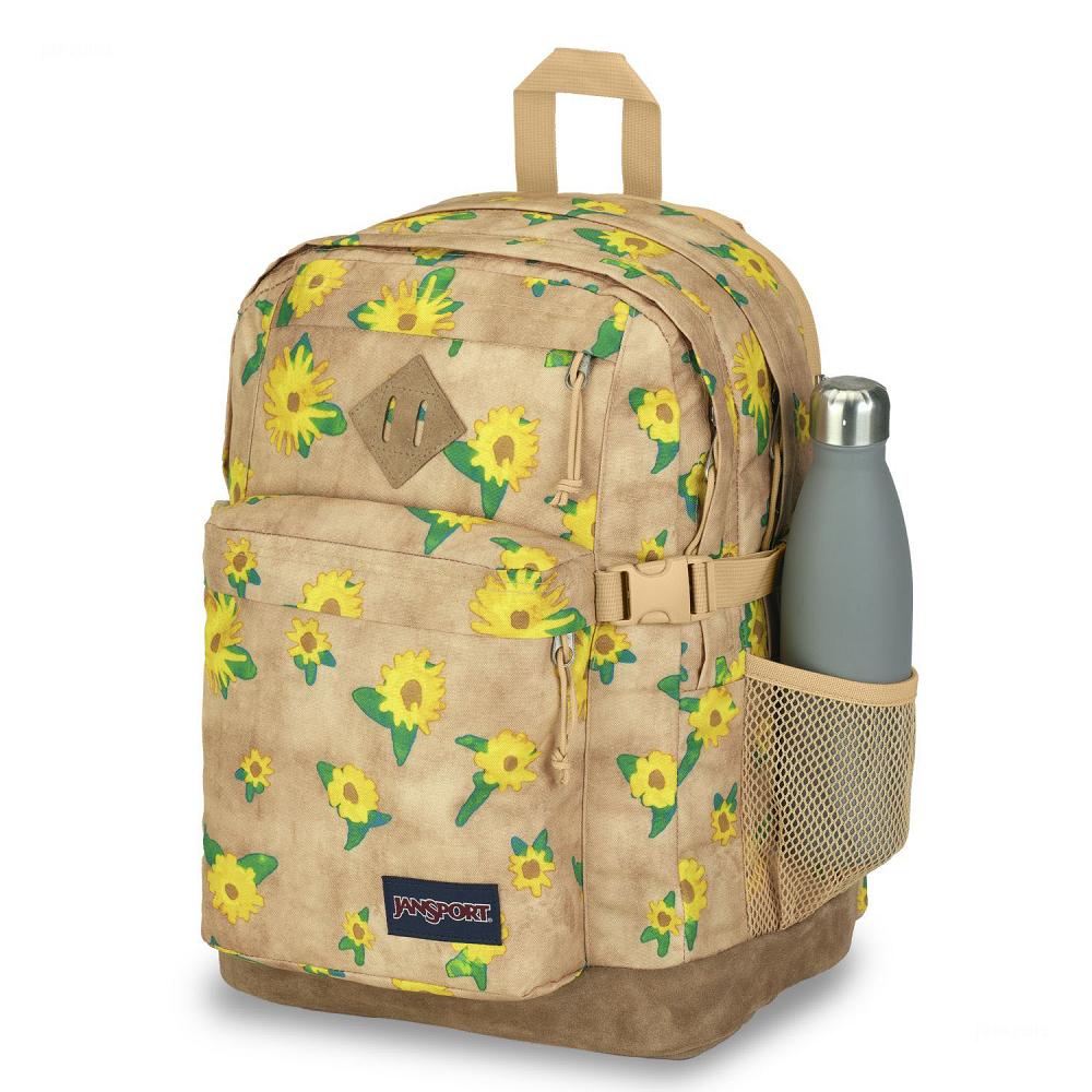 JanSport SUEDE CAMPUS Laptop Sırt Çantası Haki | TR_JS519