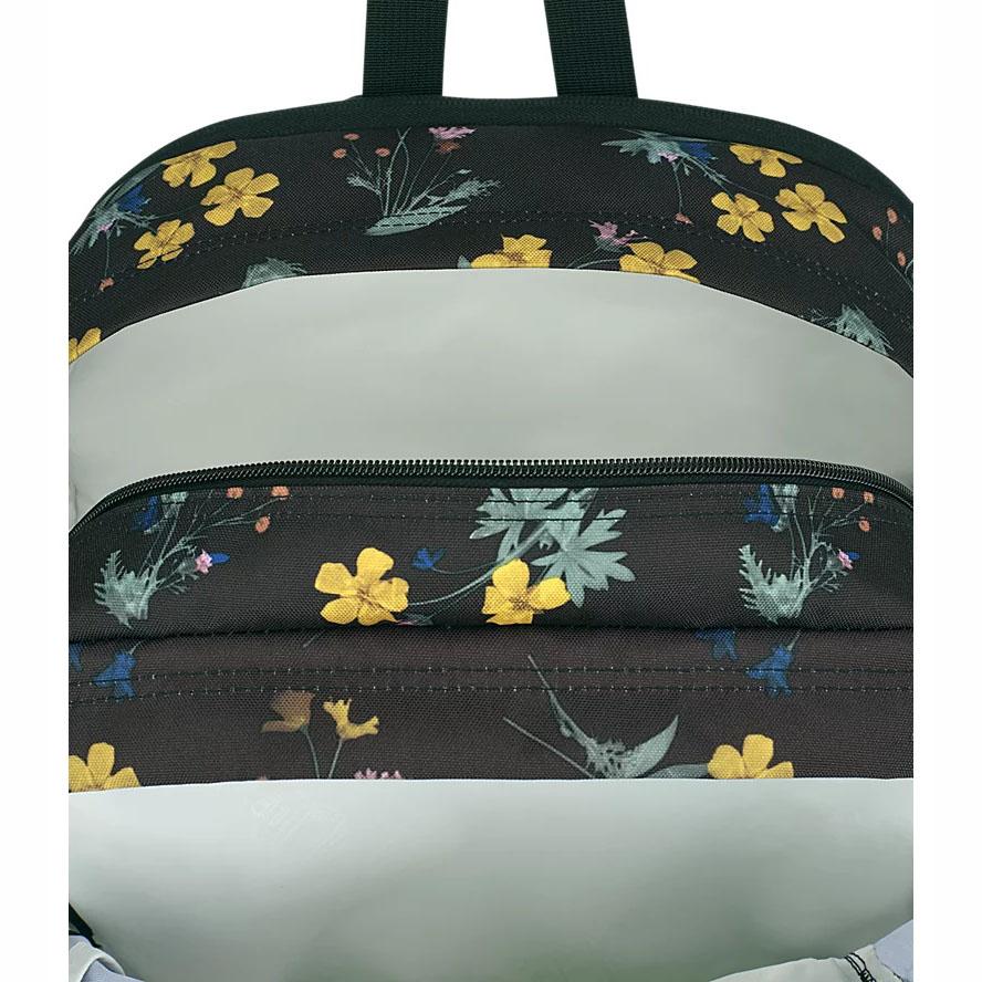 JanSport SUEDE CAMPUS Okul Çantası Siyah Sarı | TR_JS04B