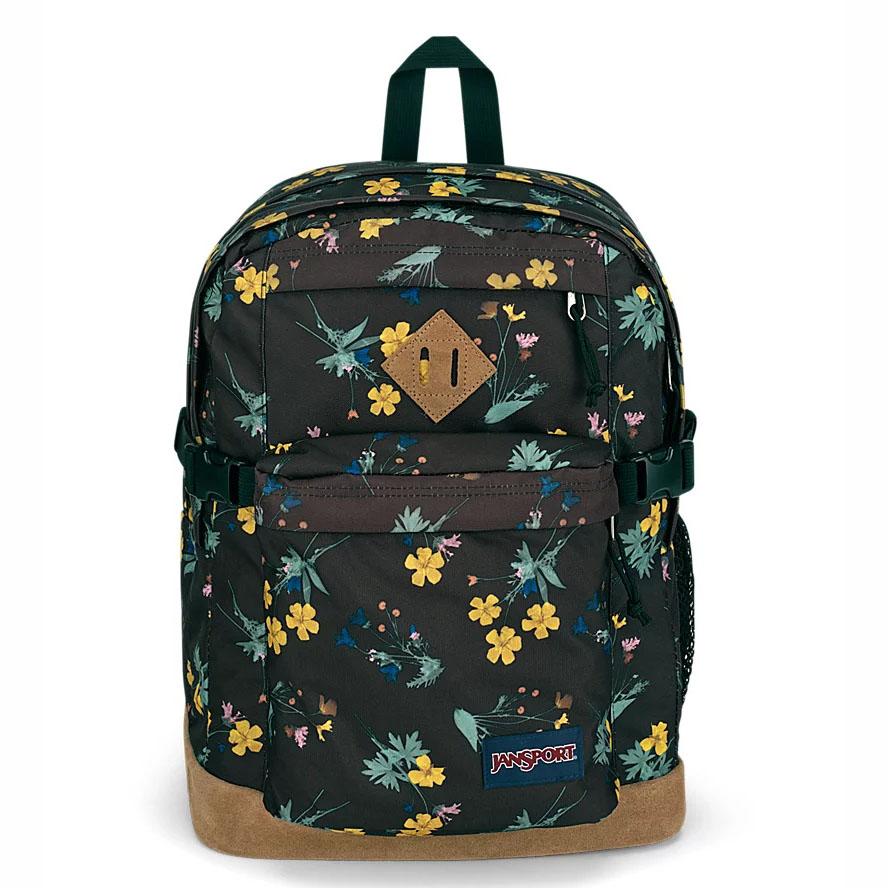JanSport SUEDE CAMPUS Okul Çantası Siyah Sarı | TR_JS04B