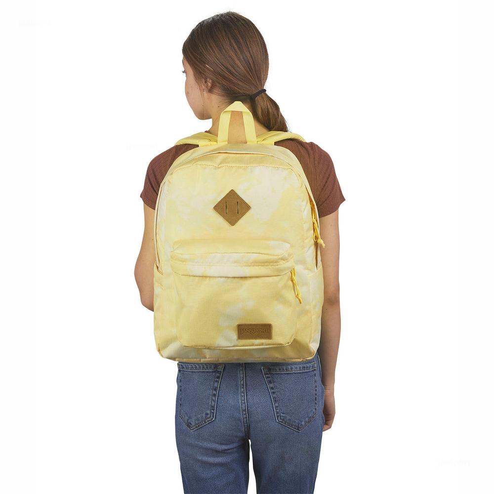 JanSport SUPERBREAK PLUS FX Laptop Sırt Çantası Sarı | TR_JS027