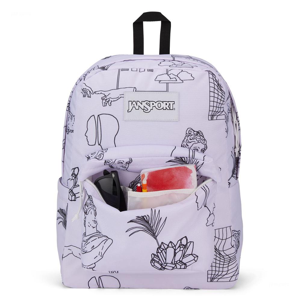 JanSport SuperBreak® Okul Çantası Mor | TR_JS081